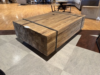 Salontafel, recycled teak